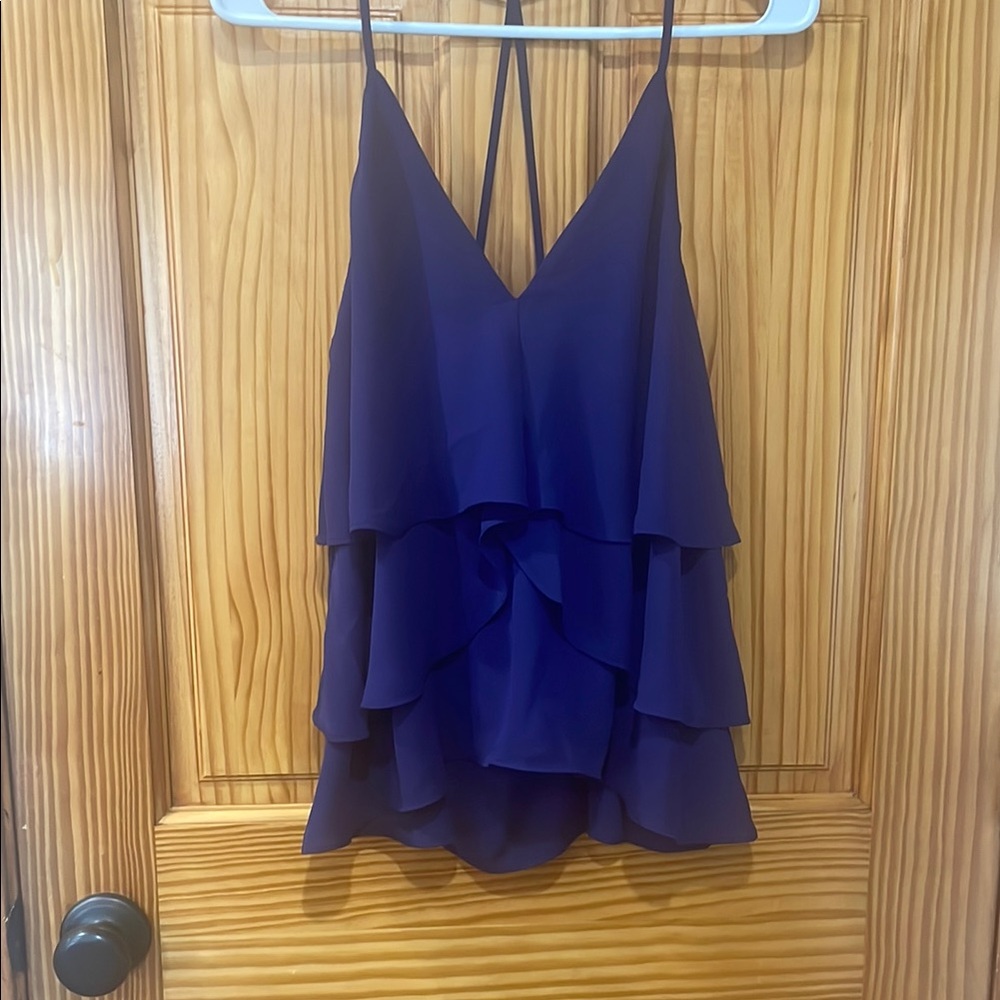 Express Deep Purple Layered Camisole